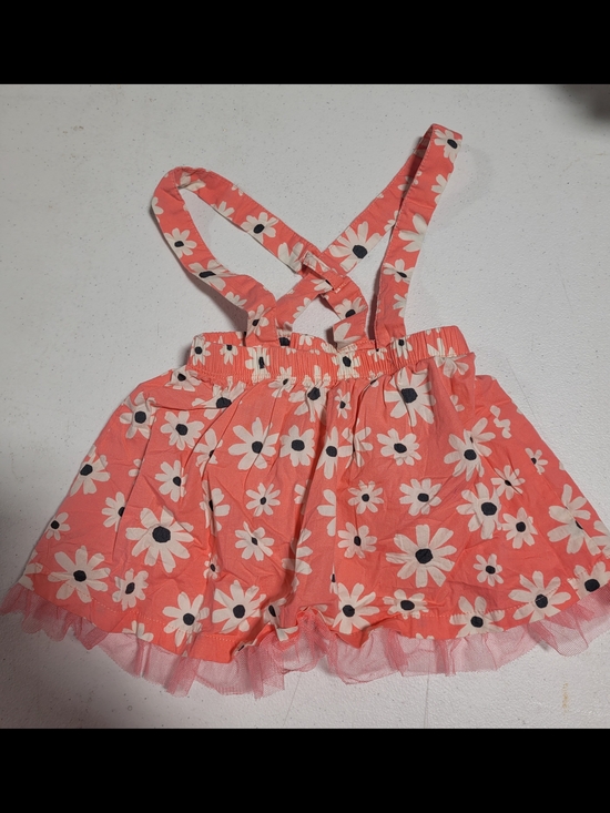 Disney Other - Disney Coral Floral Daisy Suspender Skirt